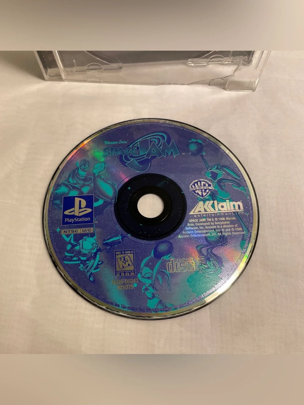 NO MANUAL Space Jam (Sony PlayStation 1, 1997) PS1 Tested & Works VideoGame